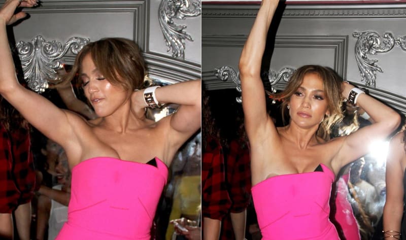 I celebrity mají občas problém s oblečením - Pozor při zvedání rukou, ať nedopadnete jako Jennifer Lopez
