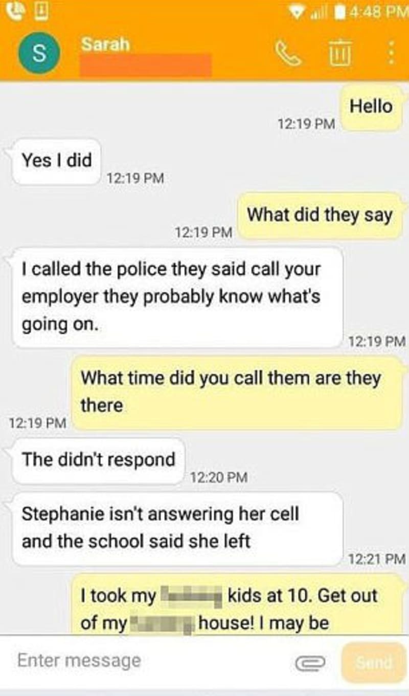 Volala také na policii.
