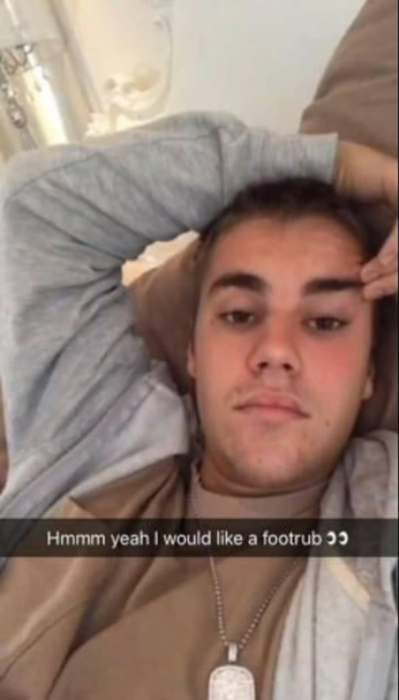 Úchylná konverzace na Snapchatu s Justinem Bieberem - Obrázek 3