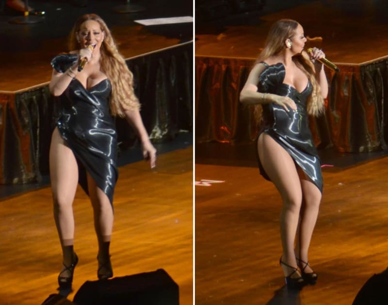 I celebrity mají občas problém s oblečením - Mariah Carey by ze své postavy měla ukazovat co nejméně, hlavně ve svém tlustém období!