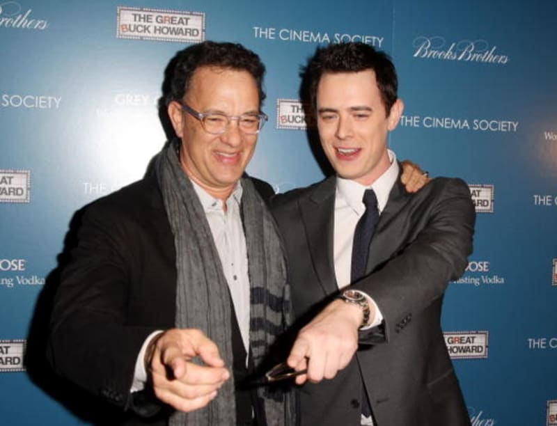 Tom Hanks a jeho syn Colin