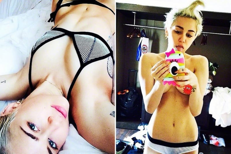 Miley Cyrus sexy selfie