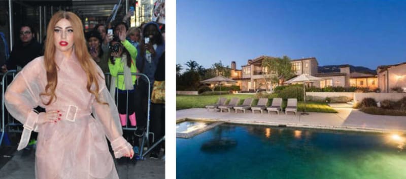 Tento palác v Malibu patří zpěvačce Lady Gaga a má cenu 572 milionů