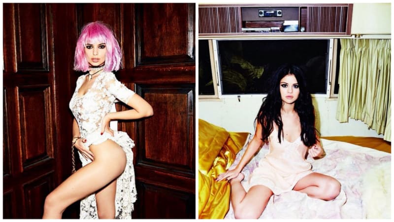 GALERIE: Emily Ratajkowski, Selena Gomez a další roštěnky pózují na odvážných sexy fotkách!
