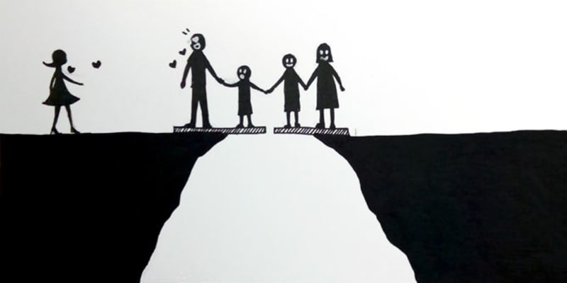 Depresivní ilustrace rozvodu - Obrázek 2