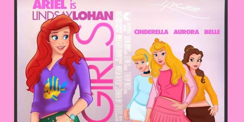 Slavné filmové plakáty předělané do postav od Disneyho 3