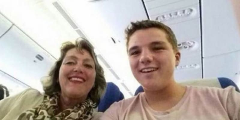 Gary Slock and Petra Langeveld, maminka se synem na palubě Malaysia-Airlines-flight-MH17