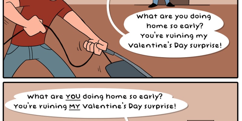 Vtipný komiks o manželství 1