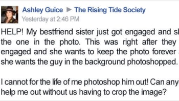 Zamilovaný pár se stal obětí Photoshopu