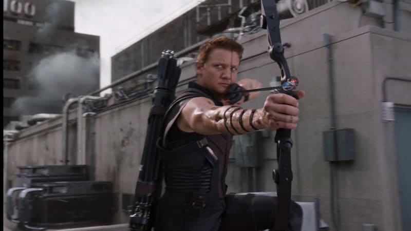 Jeremy Renner aka Hawkeye z Avengers