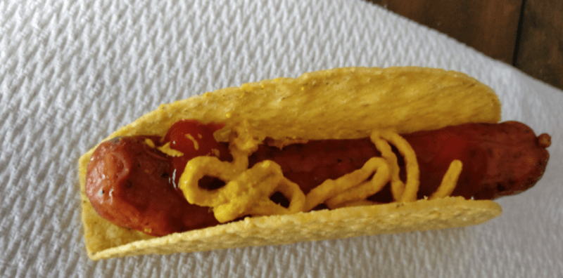 Tacos hot dog