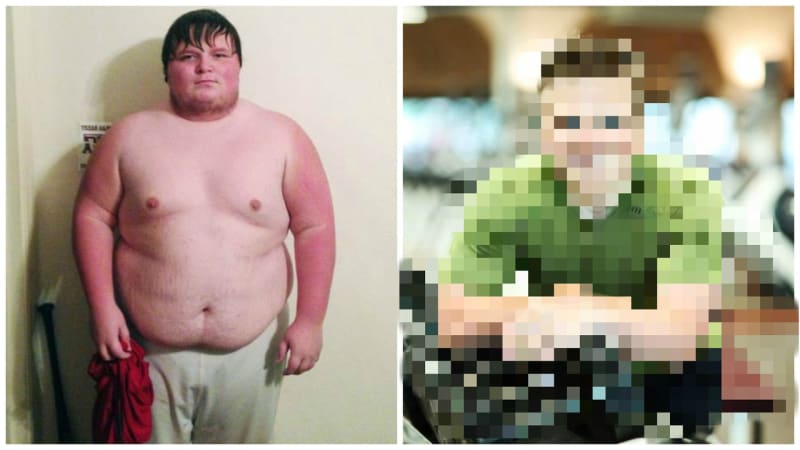 Andy Albertson zhubl více než polovinu své původní váhy.