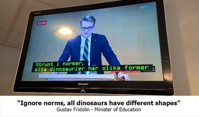 „Ignoruj normy, každý dinosaurus má jiné tvary."