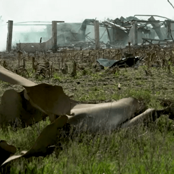 Štáb CNN během natáčení na jihovýchodě Ukrajiny málem zasáhla ruská raketa