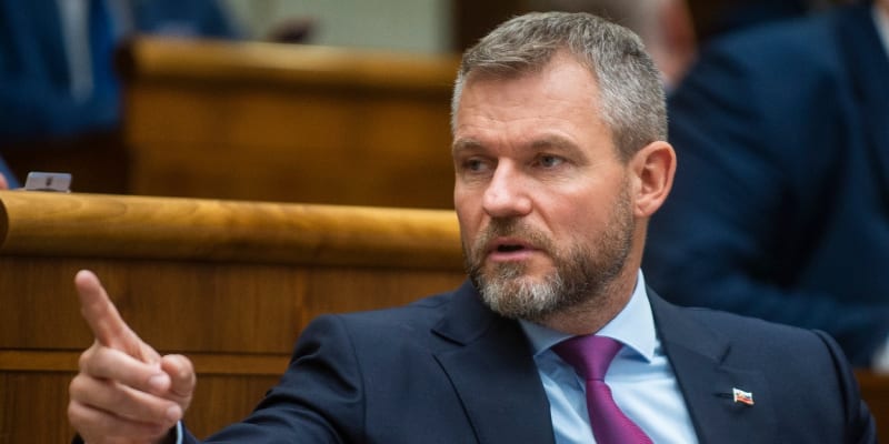 Slovenský expremiér a lídr strany Hlas-SD Peter Pellegrini