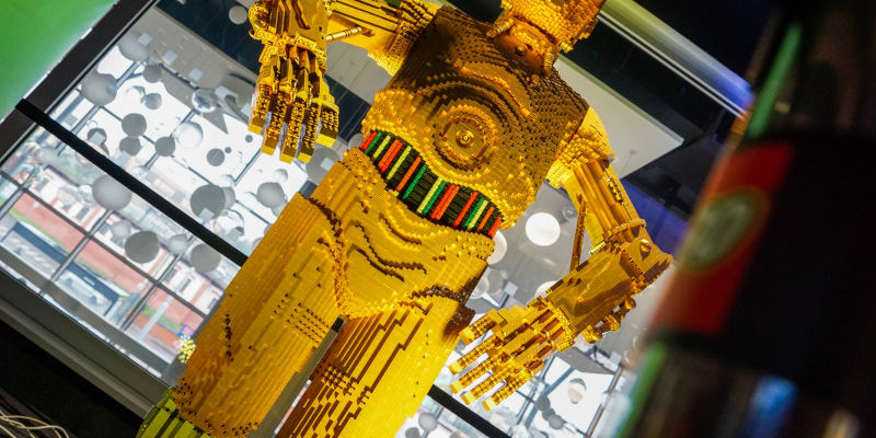 K vidění na Comic-Conu byly i úžasné výtvory ze stavebnice Lego.