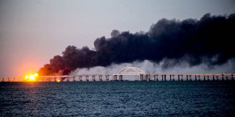 Výbuch na Kerčském mostě