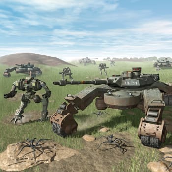 Jedna z představ, jak by mohly vypadat tanky budoucnosti.