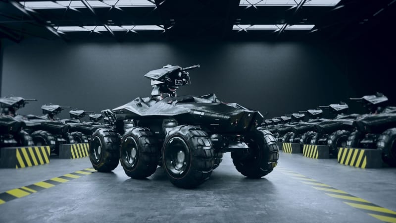 Jedna z představ, jak mohou vypadat tanky budoucnosti.
