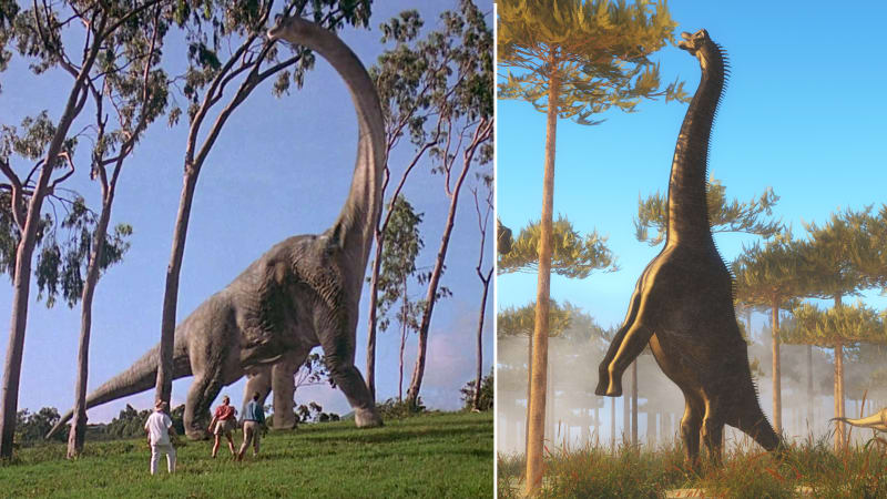 Brachiosaurus by dlouhé stání na zadních zřejmě nepřežil