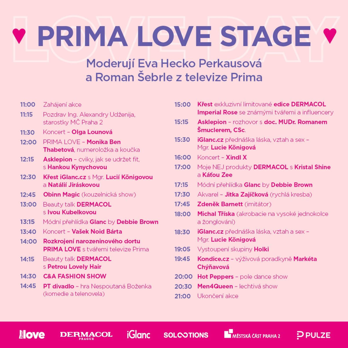 DERMACOL LOVE DAY_Prima LOVE stage