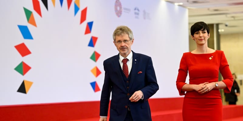 Předsedové českého parlamentu Miloš Vystrčil (vlevo) a Markéta Pekarová Adamová (vpravo)