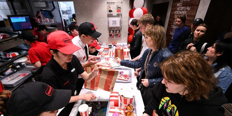 V Rusku otevřela napodobenina KFC