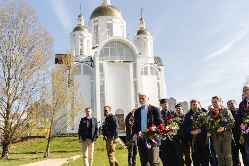 Petr Pavel při návštěvě Ukrajiny