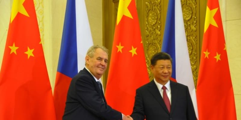 Miloš Zeman a čínský prezident Si Ťin-pching