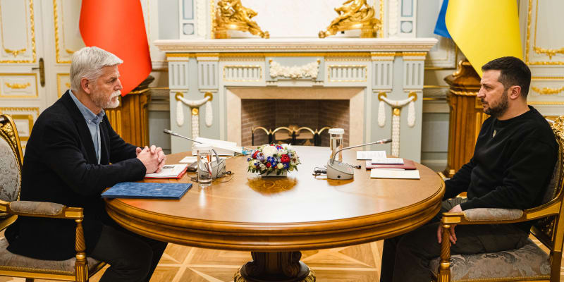 Prezident Petr Pavel se na Ukrajině setkal se svým protějškem Volodymyrem Zelenským.