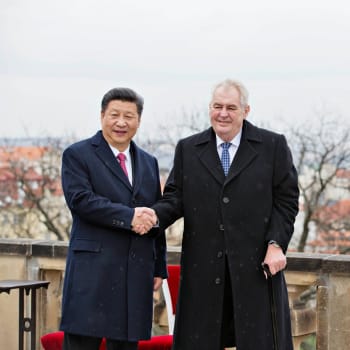 Prezident Miloš Zeman a čínský prezident Si Ťin-pching