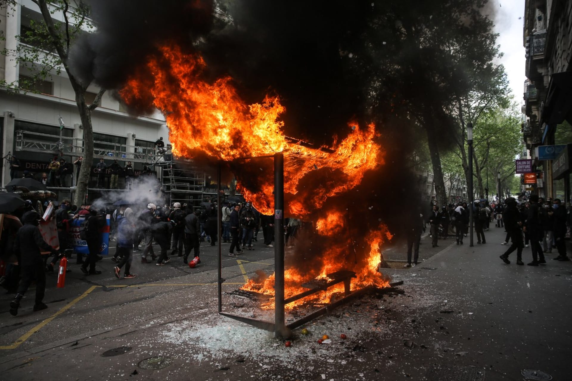 Francouzské protesty a stávky proti důchodové reformě, duben 2023