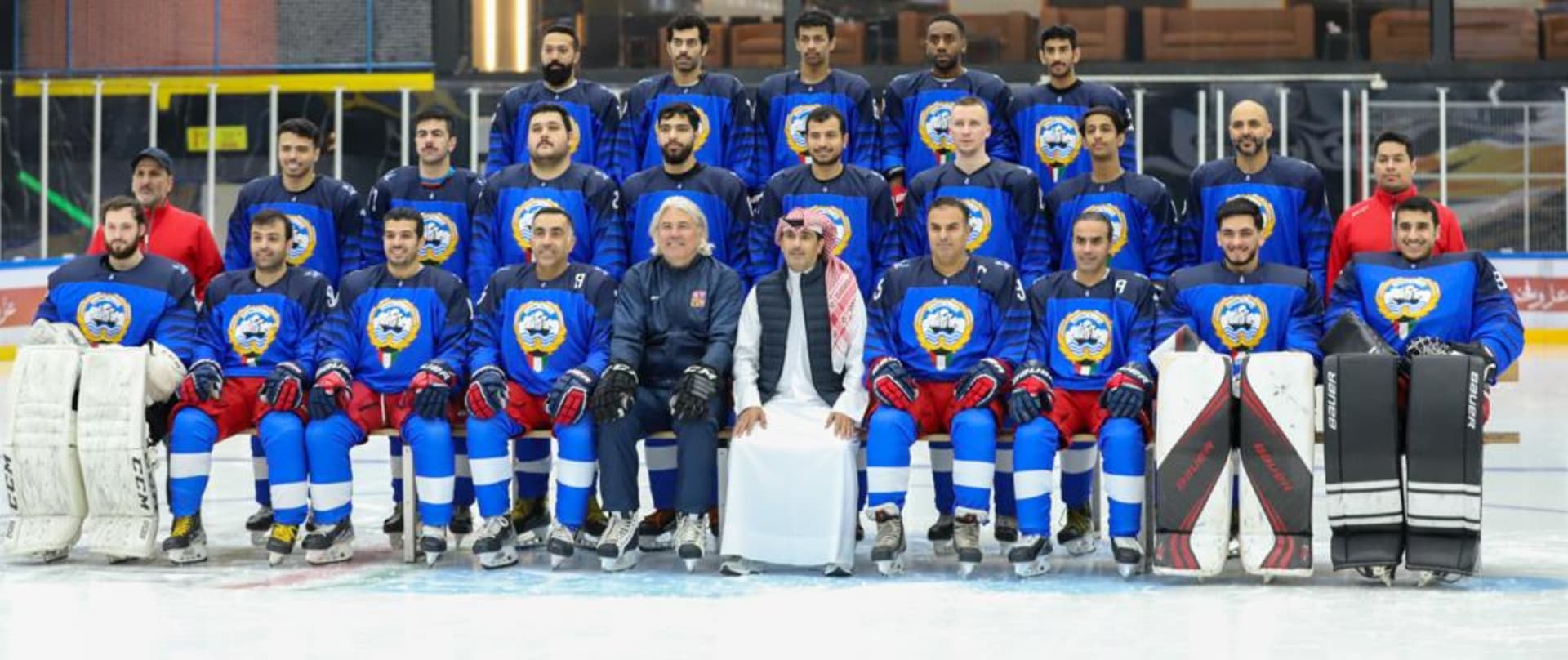 Kuvajtský hokejový tým i se svým českým koučem. Najít ho nedá zas takovou práci.
