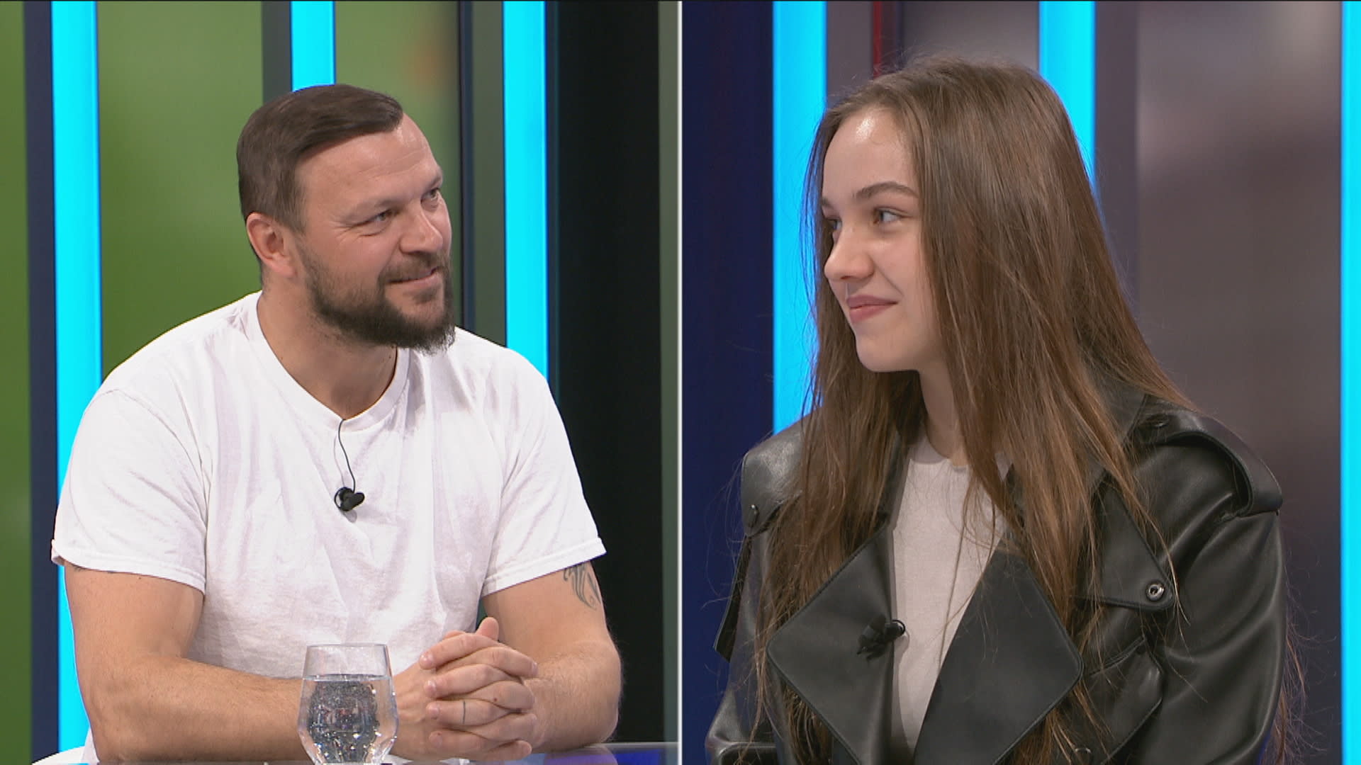 Tomáš Ujfaluši s dcerou Kateřinou byli hosty pořadu Nový den na CNN Prima NEWS.  