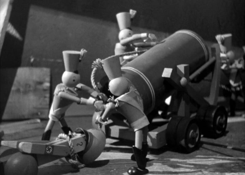 Poválečná pohádka Vzpoura hraček (1946).