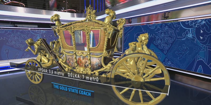 Královský pár po korunovaci odjede kočárem The Gold State Coach.