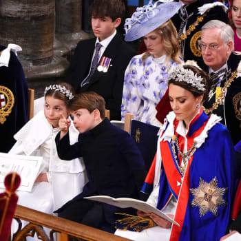 GALERIE: Královské děti na korunovaci Karla III.