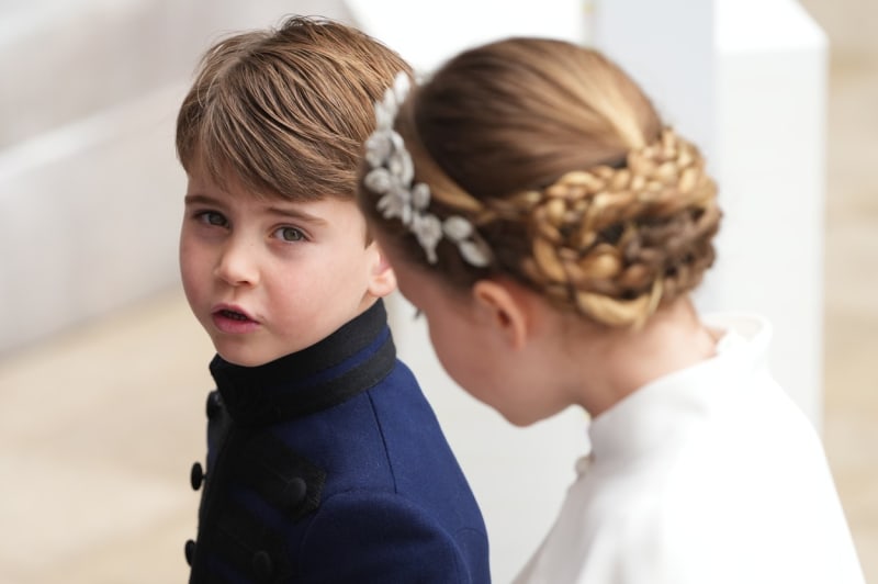 Princezna Charlotte svého mladšího brášku usměrňovala. 