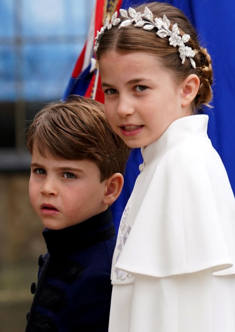 Princezna Charlotte a princ Louis.