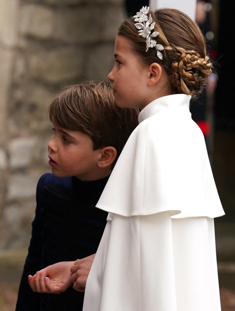 Princ Louis a jeho sestra Charlotte