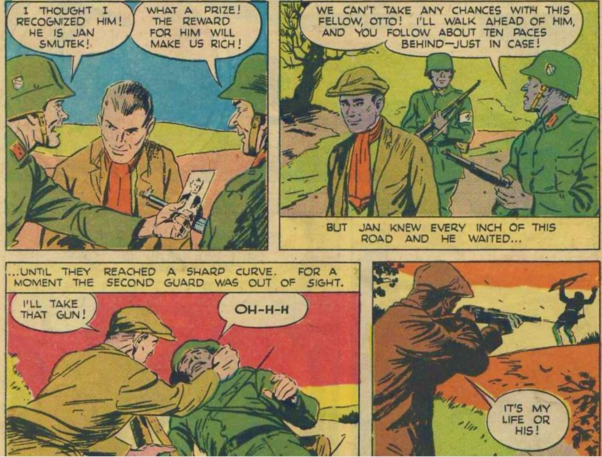 Komiks o Janu Smudkovi, který už v roce 1943 vyšel ve Spojených státech. Příběh nepolapitelného Jana se tehdy stal mezinárodní legendou na spojenecké straně válečné fronty.