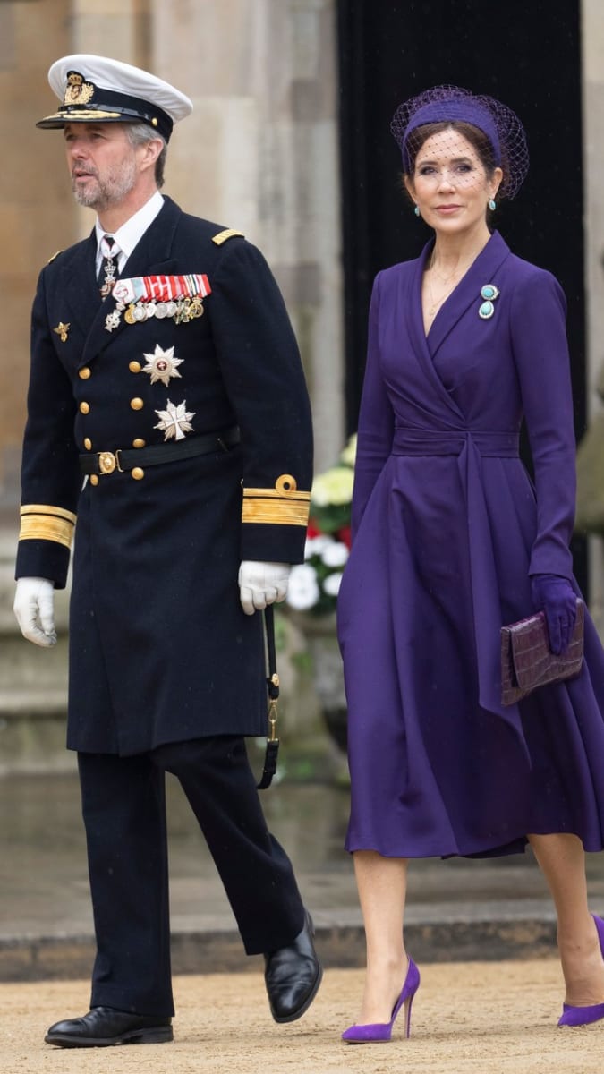 Dánský korunní princ Frederik a princezna Mary. 