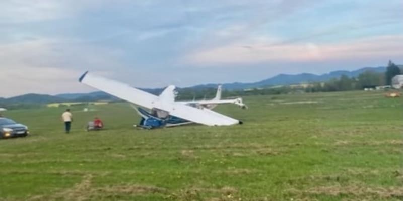 Srážka dvou čtyřmístných letadel na letišti v Chaloupkách u Klatov