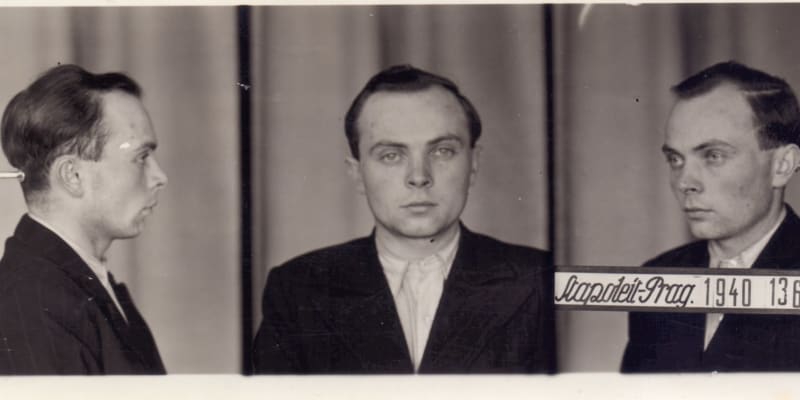 7. června 1939 zastřelili studentští odbojáři František Petr (na snímcích policie) a Jan Smudek německého policistu v Kladně. Petr skončil na popravišti, Smudek se probojoval do RAF.