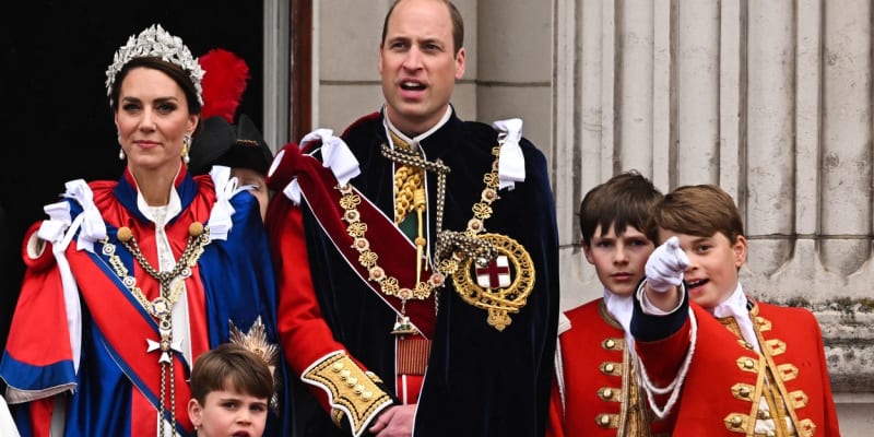 Prinezna Kate a princ William s dětmi Georgem a Louisem