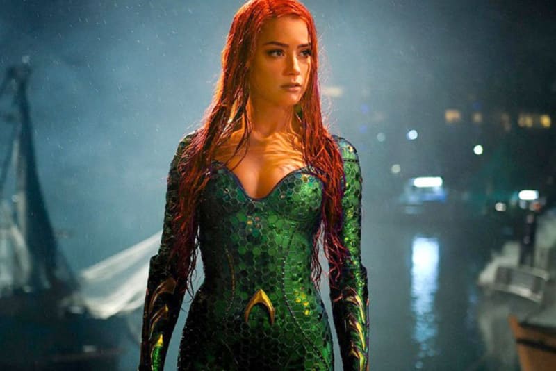 Herečka Amber Heard ve filmu Aquaman.