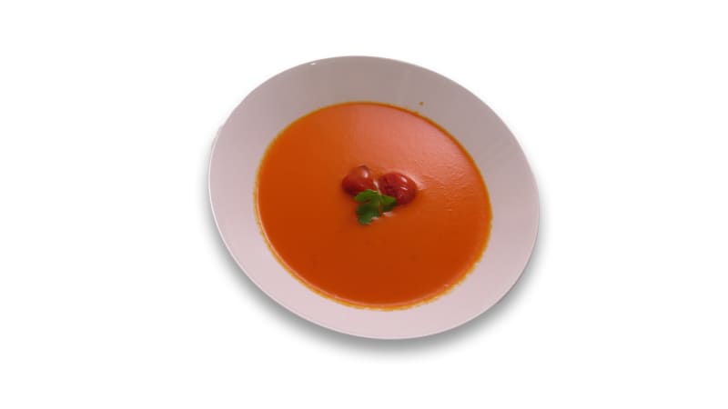Polévka z pečených paprik