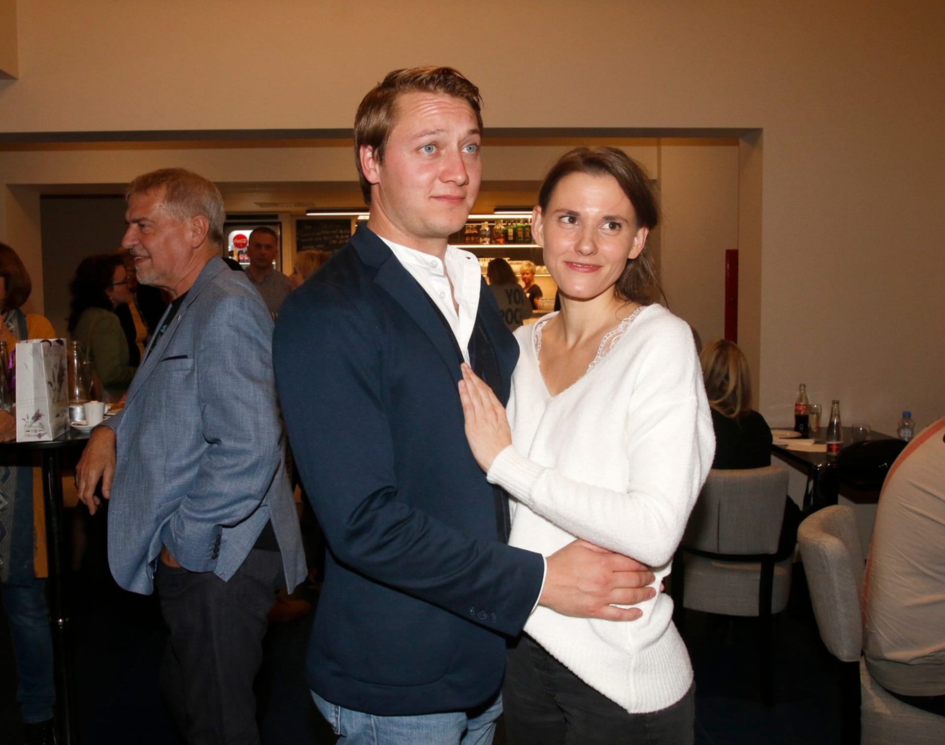 Šárka Krausová s manželem Ondřejem Krausem, který je také hercem.