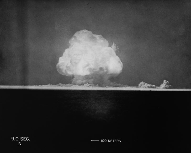 Atomový výbuch při testu Trinity
