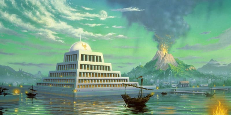Zpodobnění bájného města Atlantis